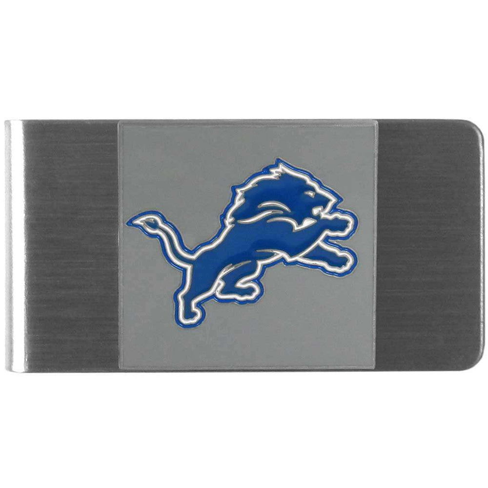 Detroit Lions Steel Money Clip - Detroit Lions - Flyclothing LLC
