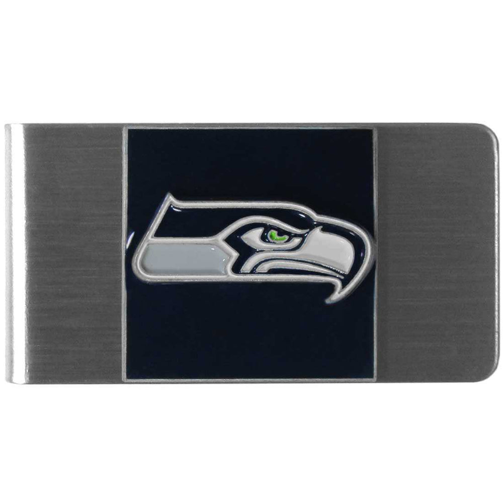 Seattle Seahawks Steel Money Clip - Seattle Seahawks - Flyclothing LLC