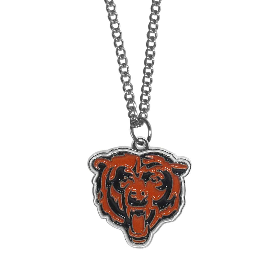 Chicago Bears Chain Necklace with Small Charm - Chicago Bears - Flyclothing LLC