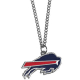 Buffalo Bills Chain Necklace with Small Charm - Buffalo Bills - Flyclothing LLC