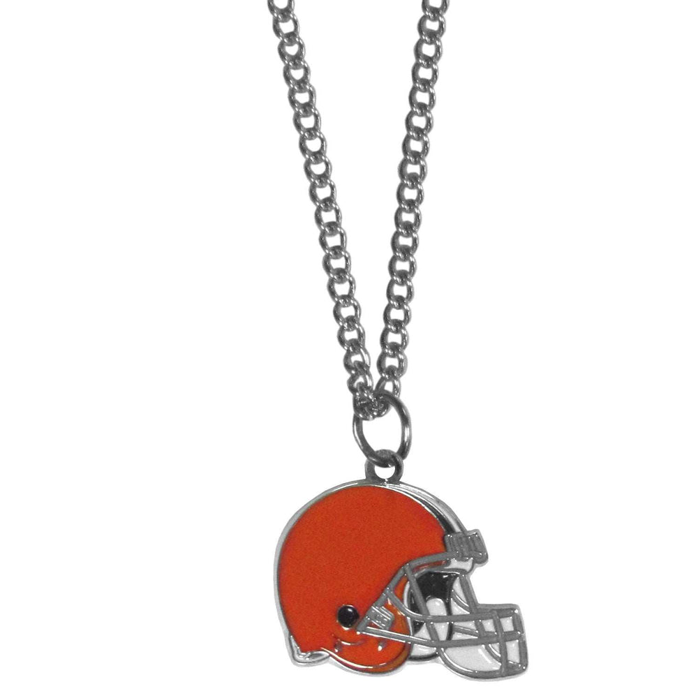 Cleveland Browns Chain Necklace with Small Charm - Cleveland Browns - Flyclothing LLC