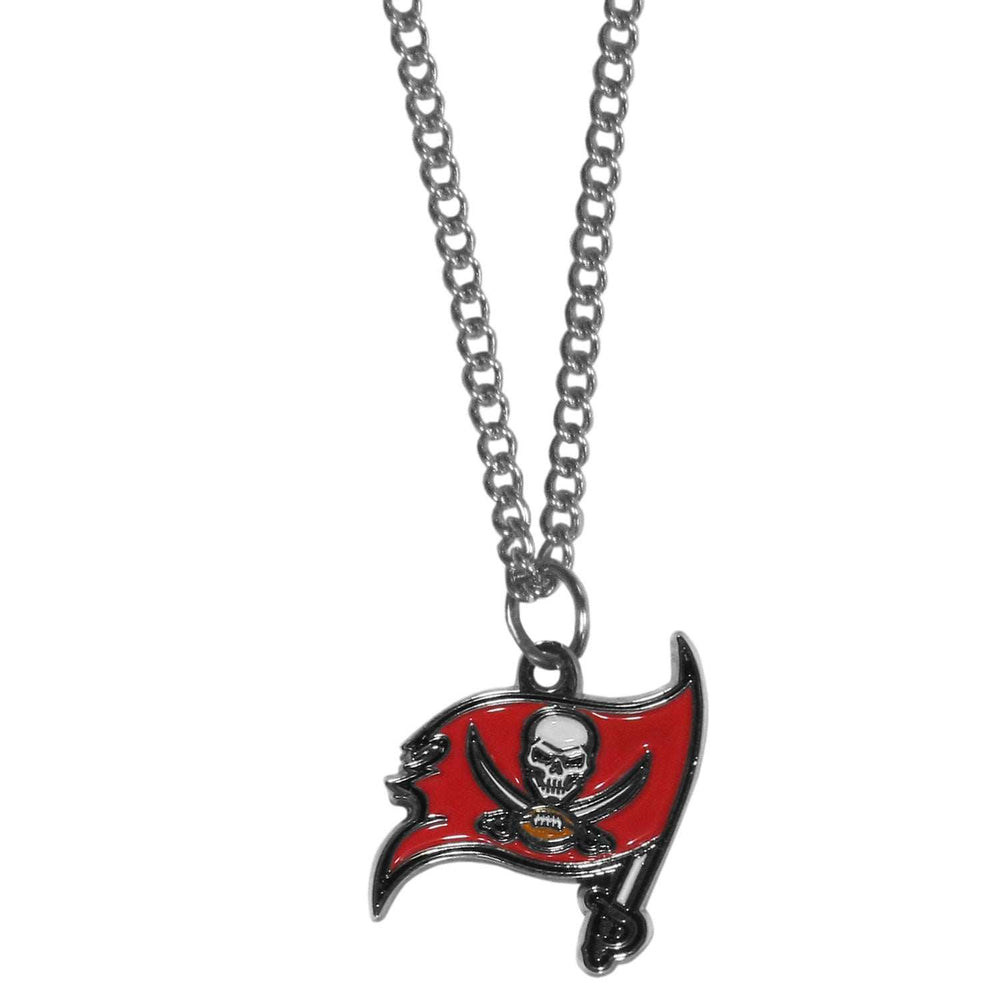 Tampa Bay Buccaneers Chain Necklace with Small Charm - Tampa Bay Buccaneers - Flyclothing LLC