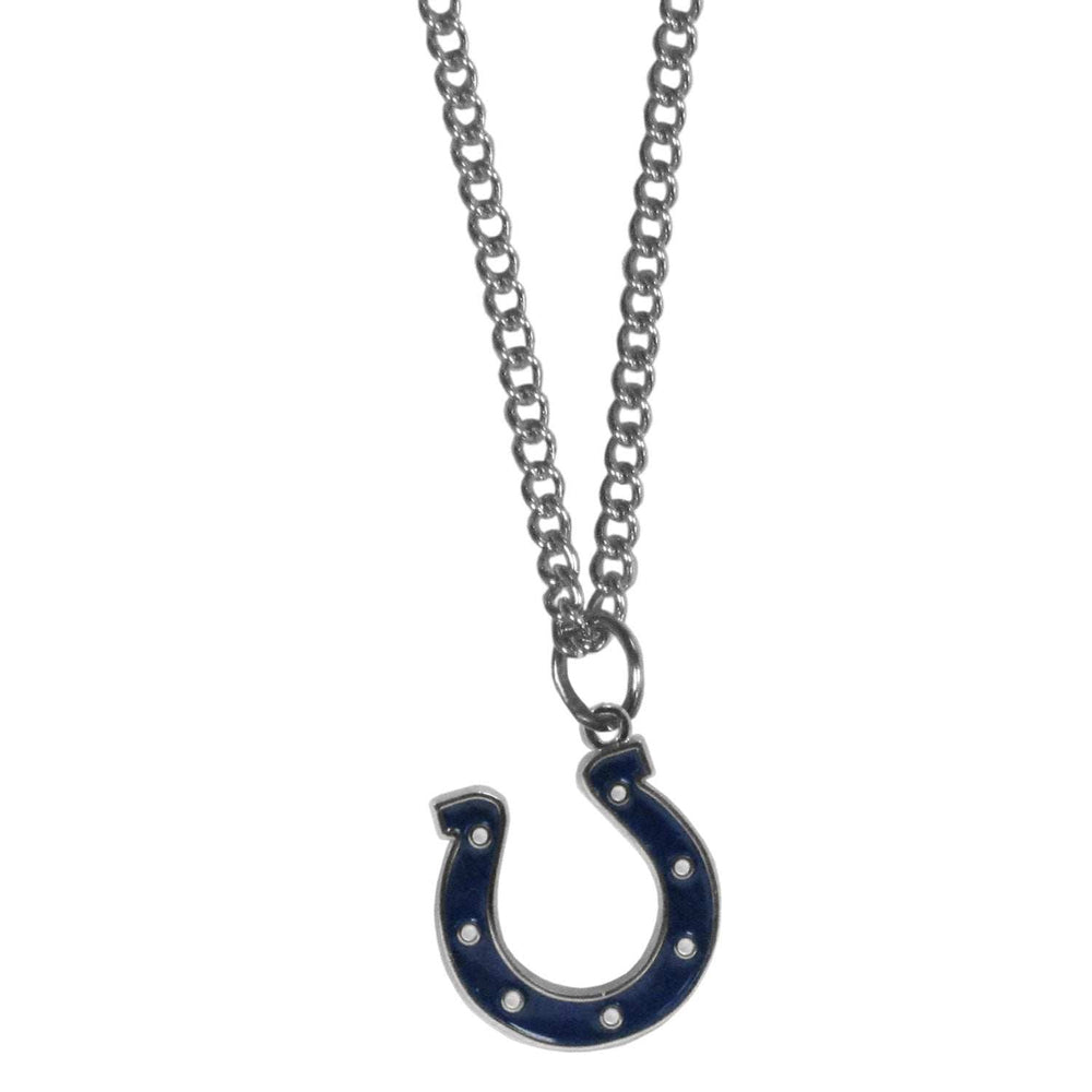 Indianapolis Colts Chain Necklace with Small Charm - Indianapolis Colts - Flyclothing LLC