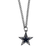 Dallas Cowboys Chain Necklace with Small Charm - Dallas Cowboys - Flyclothing LLC