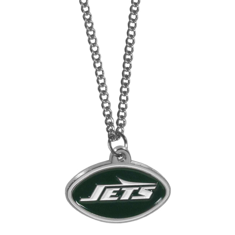 New York Jets Chain Necklace with Small Charm - New York Jets - Flyclothing LLC