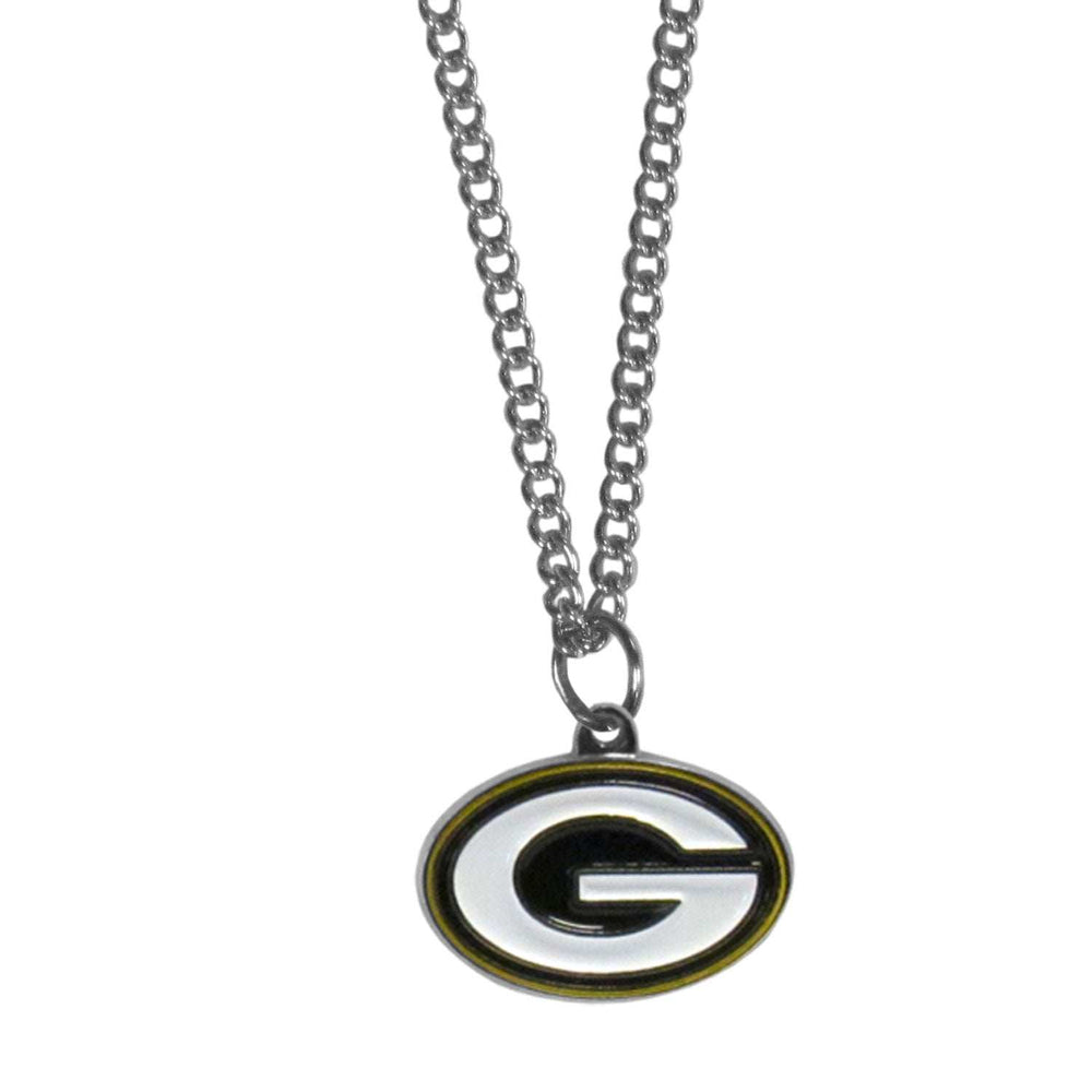 Green Bay Packers Chain Necklace with Small Charm - Green Bay Packers - Flyclothing LLC