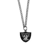 Las Vegas Raiders Chain Necklace with Small Charm - Las Vegas Raiders - Flyclothing LLC