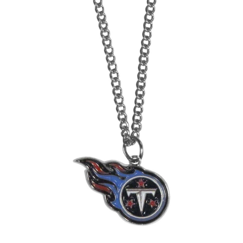 Tennessee Titans Chain Necklace with Small Charm - Tennessee Titans - Flyclothing LLC