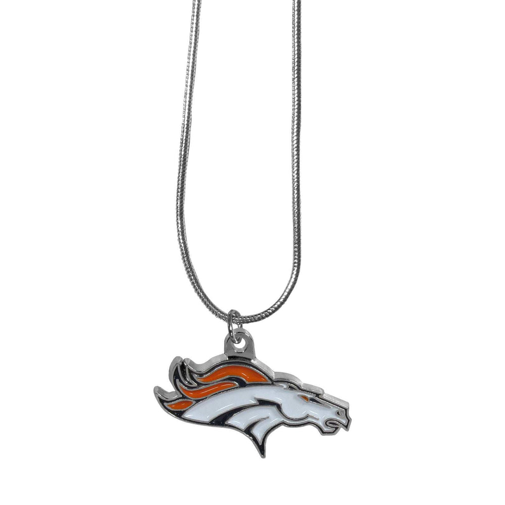 Denver Broncos Snake Chain Necklace - Denver Broncos - Flyclothing LLC