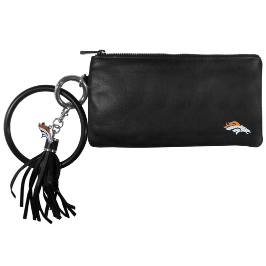 Denver Broncos Leather Women's Bracelet Wallet - Denver Broncos - Flyclothing LLC