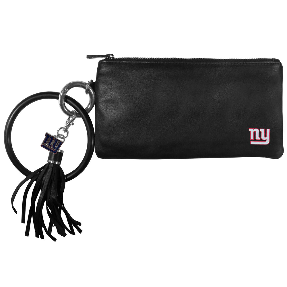 New York Giants Leather Women's Bracelet Wallet - New York Giants - Flyclothing LLC