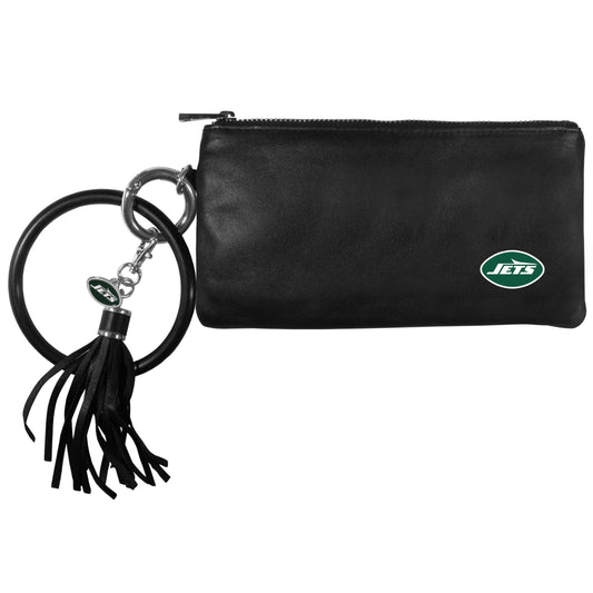 New York Jets Leather Women's Bracelet Wallet - New York Jets - Flyclothing LLC