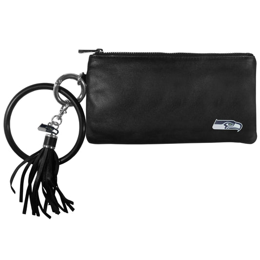 Seattle Seahawks Leather Women's Bracelet Wallet - Seattle Seahawks - Flyclothing LLC