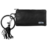 Seattle Seahawks Leather Women's Bracelet Wallet - Seattle Seahawks - Flyclothing LLC