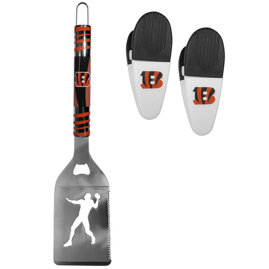 Cincinnati Bengals Tailgater Spatula w/Chip Clips - Cincinnati Bengals - Flyclothing LLC