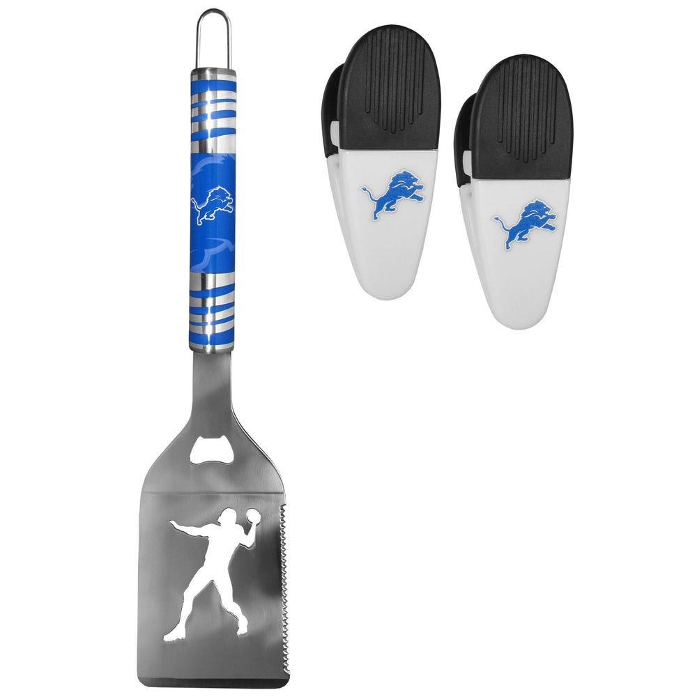 Detroit Lions Tailgater Spatula w/Chip Clips - Detroit Lions - Flyclothing LLC