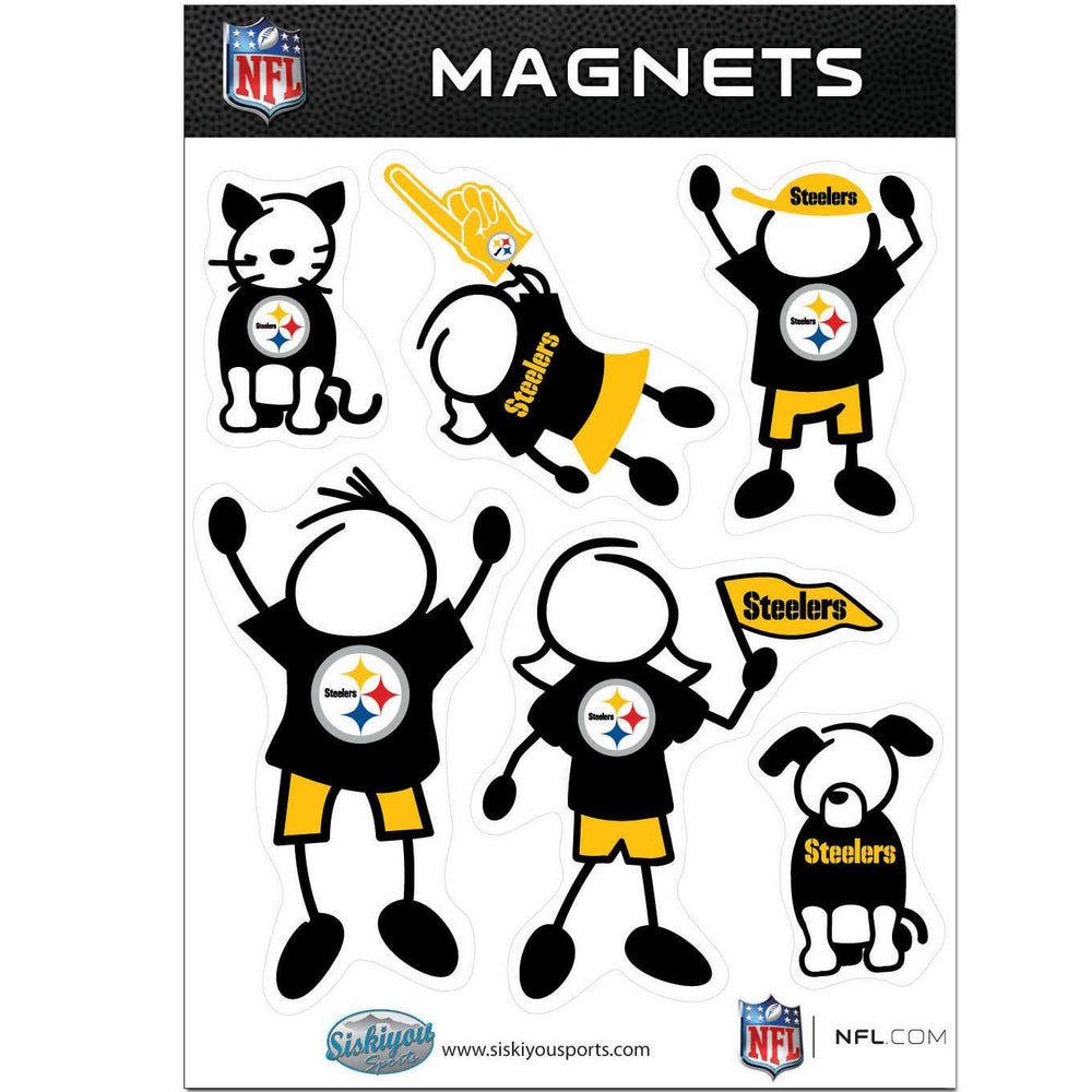 Pittsburgh Steelers Family Magnet Set - Pittsburgh Steelers - Flyclothing LLC