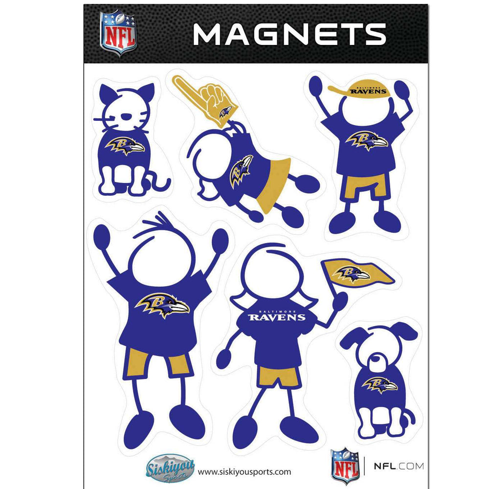 Baltimore Ravens Family Magnet Set - Baltimore Ravens - Flyclothing LLC