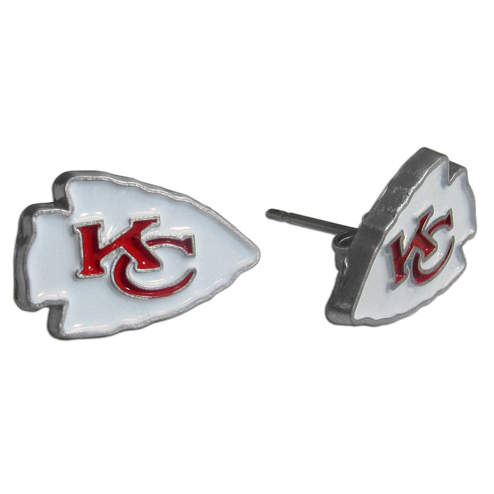 Kansas City Chiefs Stud Earrings - Kansas City Chiefs - Flyclothing LLC