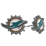 Miami Dolphins Stud Earrings - Miami Dolphins - Flyclothing LLC