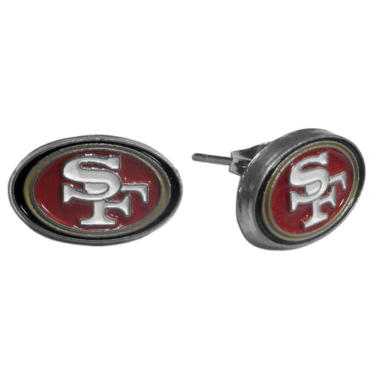 San Francisco 49ers Stud Earrings - San Francisco 49ers - Flyclothing LLC