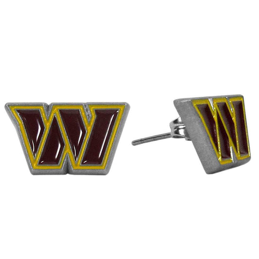 Washington Commanders Stud Earrings - Washington Commanders - Flyclothing LLC