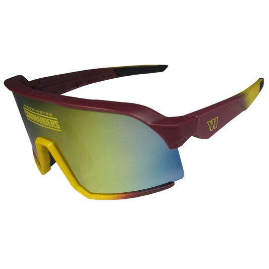 Washington Commanders Navigator Shield Sunglasses - Washington Commanders - Flyclothing LLC