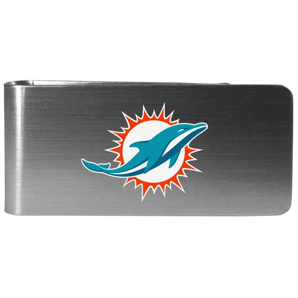 Miami Dolphins Steel Money Clip Logo - Miami Dolphins - Flyclothing LLC