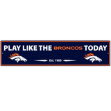 Denver Broncos Street Sign Wall Plaque - Denver Broncos - Flyclothing LLC