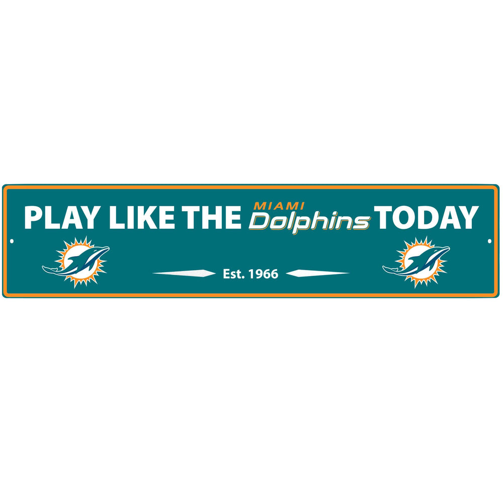 Miami Dolphins Street Sign Wall Plaque - Miami Dolphins - Flyclothing LLC