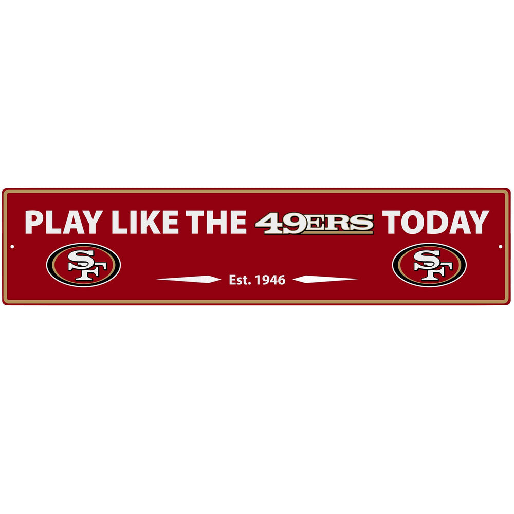 San Francisco 49ers Street Sign Wall Plaque - San Francisco 49ers - Flyclothing LLC