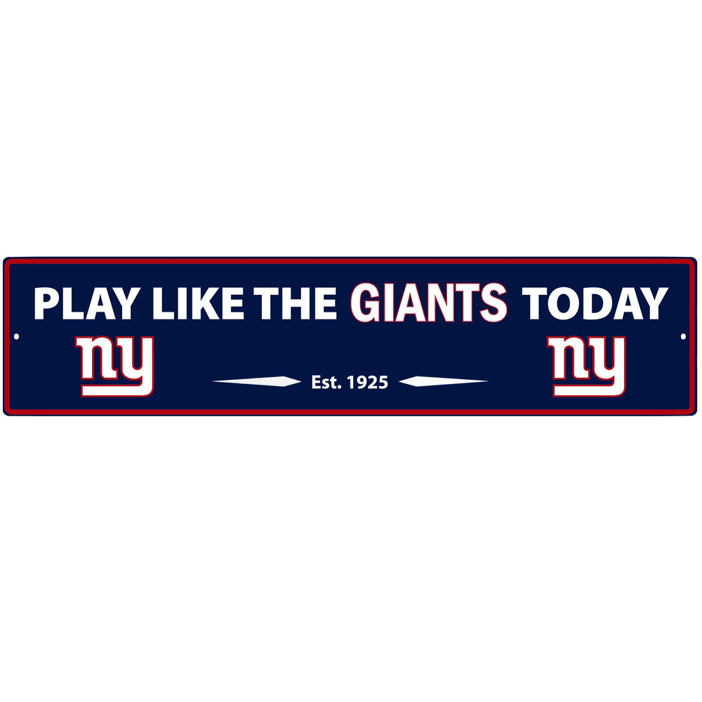 New York Giants Street Sign Wall Plaque - New York Giants - Flyclothing LLC