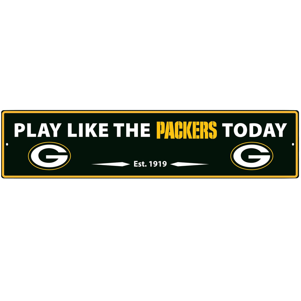 Green Bay Packers Street Sign Wall Plaque - Green Bay Packers - Flyclothing LLC