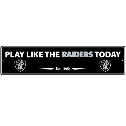 Las Vegas Raiders Street Sign Wall Plaque - Las Vegas Raiders - Flyclothing LLC