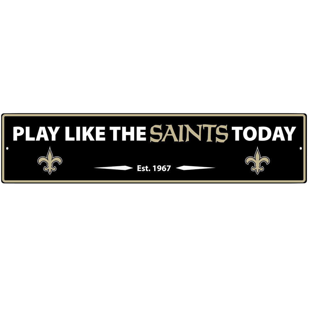 New Orleans Saints Street Sign Wall Plaque - New Orleans Saints - Flyclothing LLC