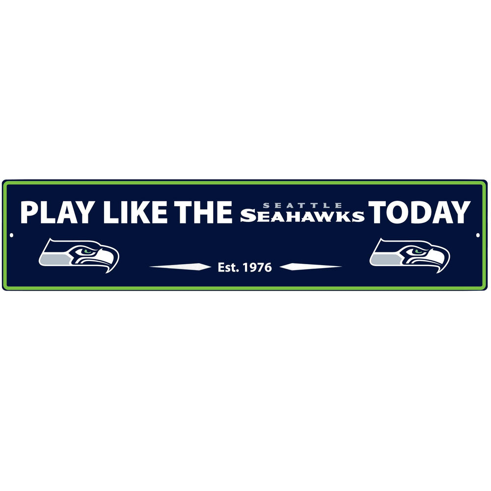 Seattle Seahawks Street Sign Wall Plaque - Seattle Seahawks - Flyclothing LLC