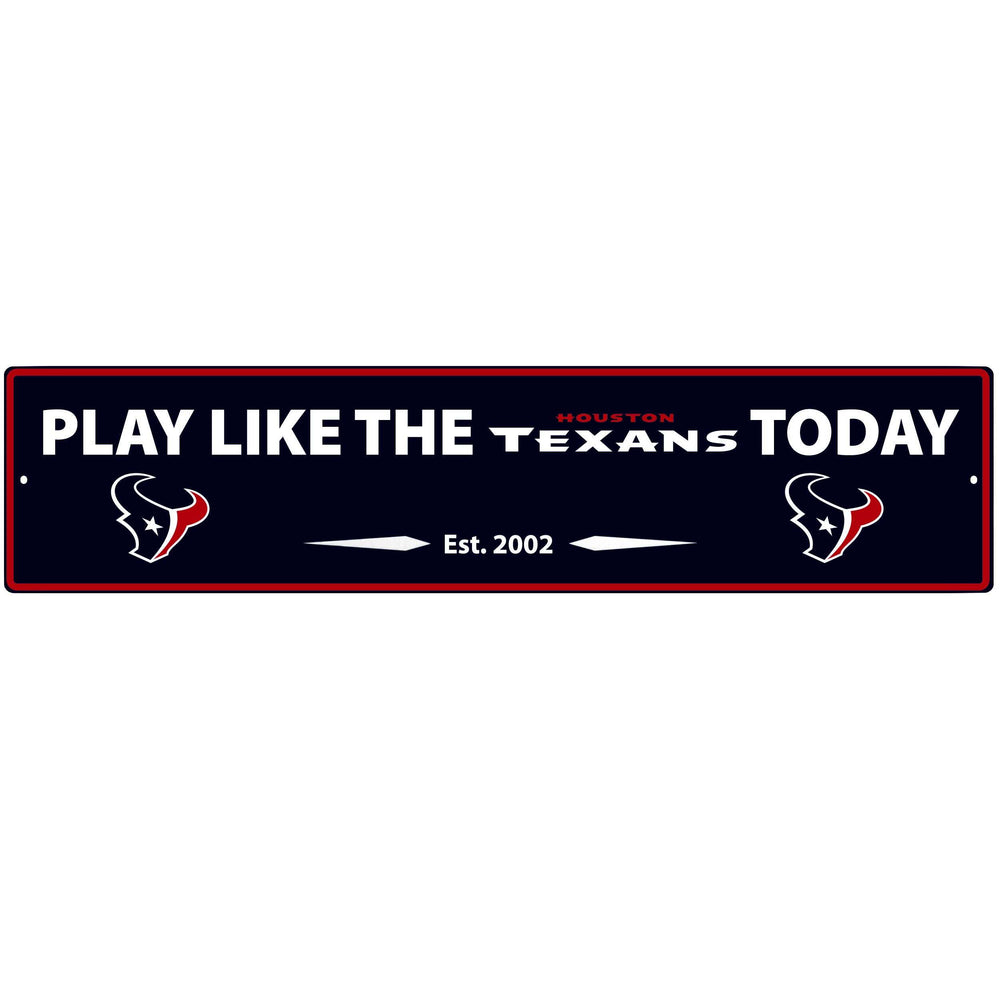 Houston Texans Street Sign Wall Plaque - Houston Texans - Flyclothing LLC