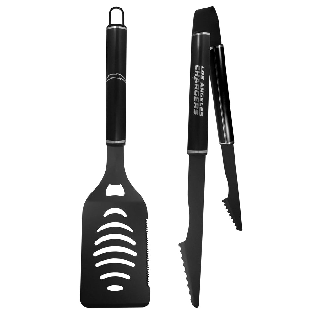 Los Angeles Chargers 2 pc Monochromatic Tailgate BBQ Set - Siskiyou Buckle - Flyclothing LLC