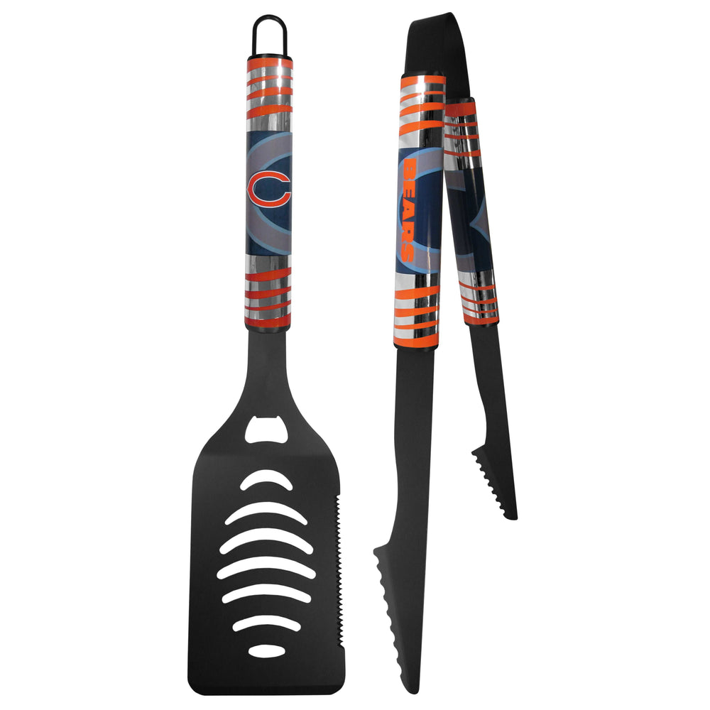 Chicago Bears 2 pc Black Tailgate BBQ Set - Chicago Bears - Flyclothing LLC
