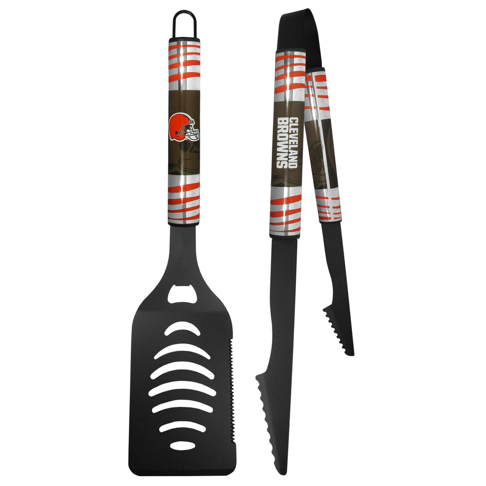 Cleveland Browns 2 pc Black Tailgate BBQ Set - Cleveland Browns - Flyclothing LLC