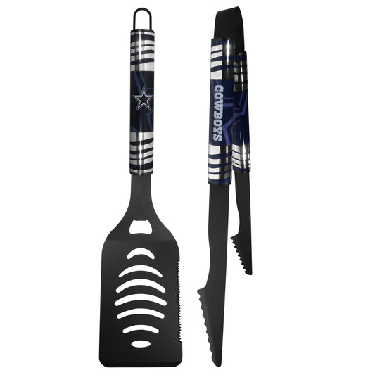Dallas Cowboys 2 pc Black Tailgate BBQ Set - Dallas Cowboys - Flyclothing LLC