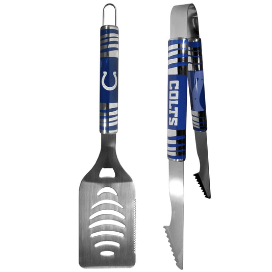 Indianapolis Colts 2 pc Steel Tailgate BBQ Set