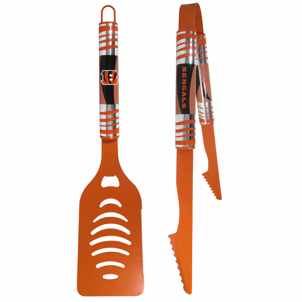 Cincinnati Bengals 2 pc Color Tailgate BBQ Set - Siskiyou Buckle - Flyclothing LLC