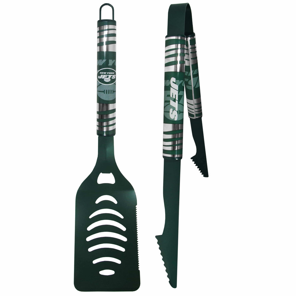 New York Jets 2 pc Color Tailgate BBQ Set - Siskiyou Buckle - Flyclothing LLC
