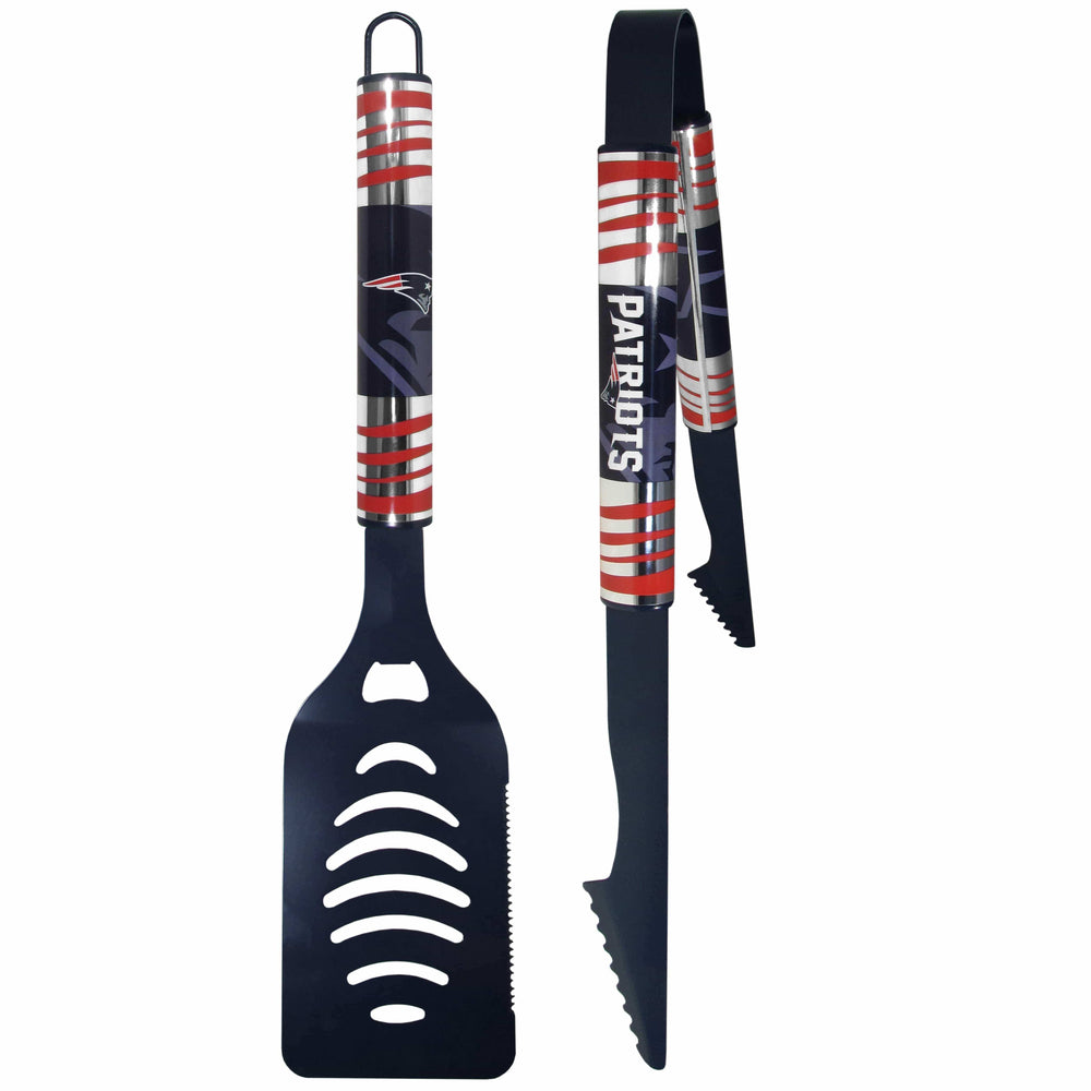 New England Patriots 2 pc Color Tailgate BBQ Set - Siskiyou Buckle - Flyclothing LLC