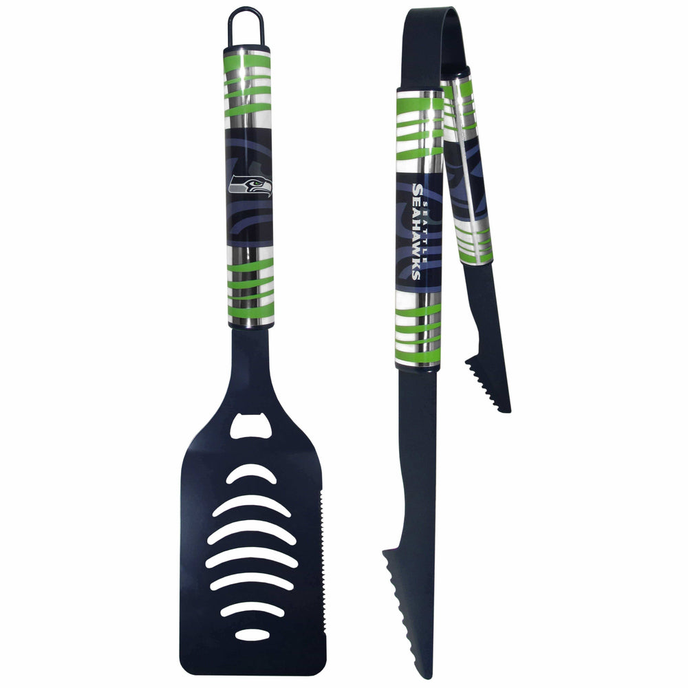 Seattle Seahawks 2 pc Color Tailgate BBQ Set - Siskiyou Buckle - Flyclothing LLC