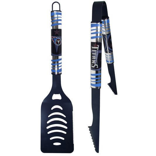 Tennessee Titans 2 pc Color Tailgate BBQ Set