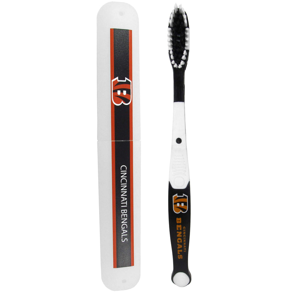 Cincinnati Bengals Toothbrush and Travel Case - Cincinnati Bengals - Flyclothing LLC