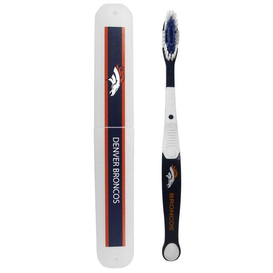 Denver Broncos Toothbrush and Travel Case - Denver Broncos - Flyclothing LLC