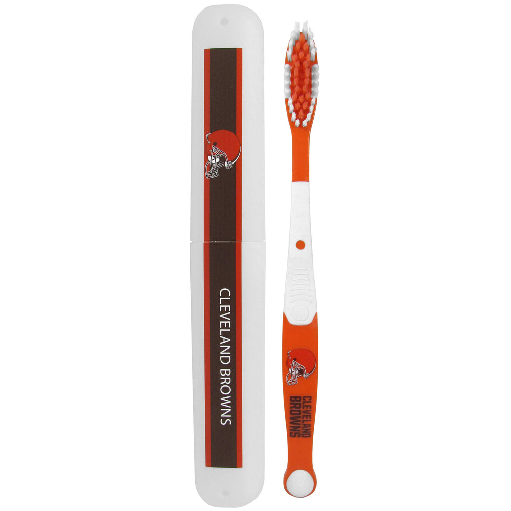 Cleveland Browns Toothbrush and Travel Case - Cleveland Browns - Flyclothing LLC